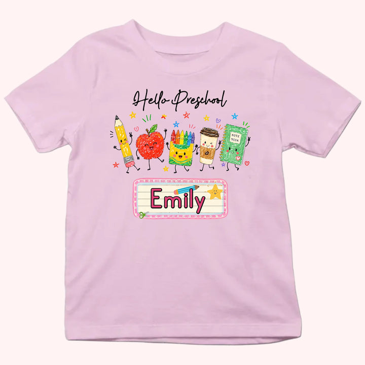 Custom Grade Shirt - Personalized Shirt for Kid - Back to School Gift