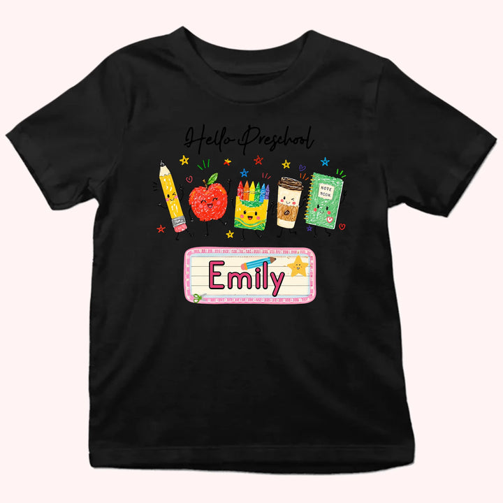 Custom Grade Shirt - Personalized Shirt for Kid - Back to School Gift