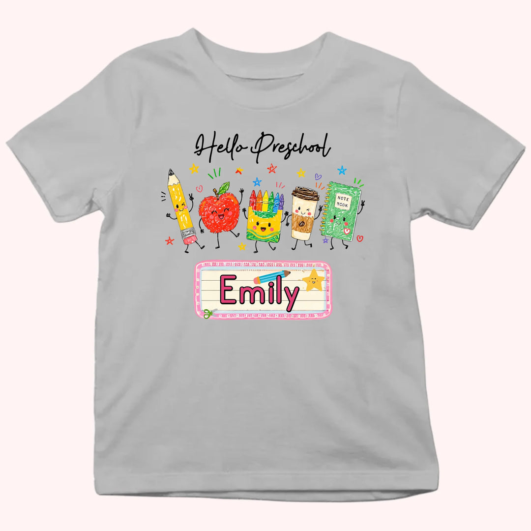 Custom Grade Shirt - Personalized Shirt for Kid - Back to School Gift