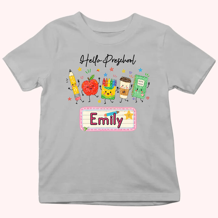 Custom Grade Shirt - Personalized Shirt for Kid - Back to School Gift
