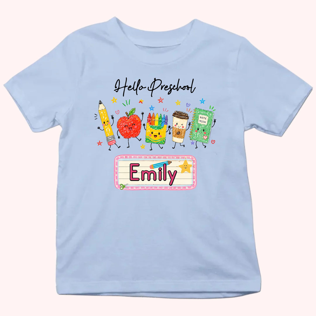 Custom Grade Shirt - Personalized Shirt for Kid - Back to School Gift