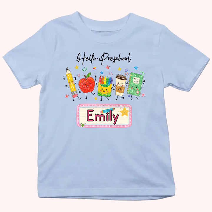 Custom Grade Shirt - Personalized Shirt for Kid - Back to School Gift