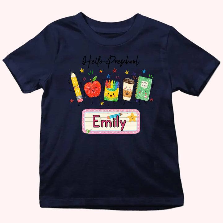 Custom Grade Shirt - Personalized Shirt for Kid - Back to School Gift