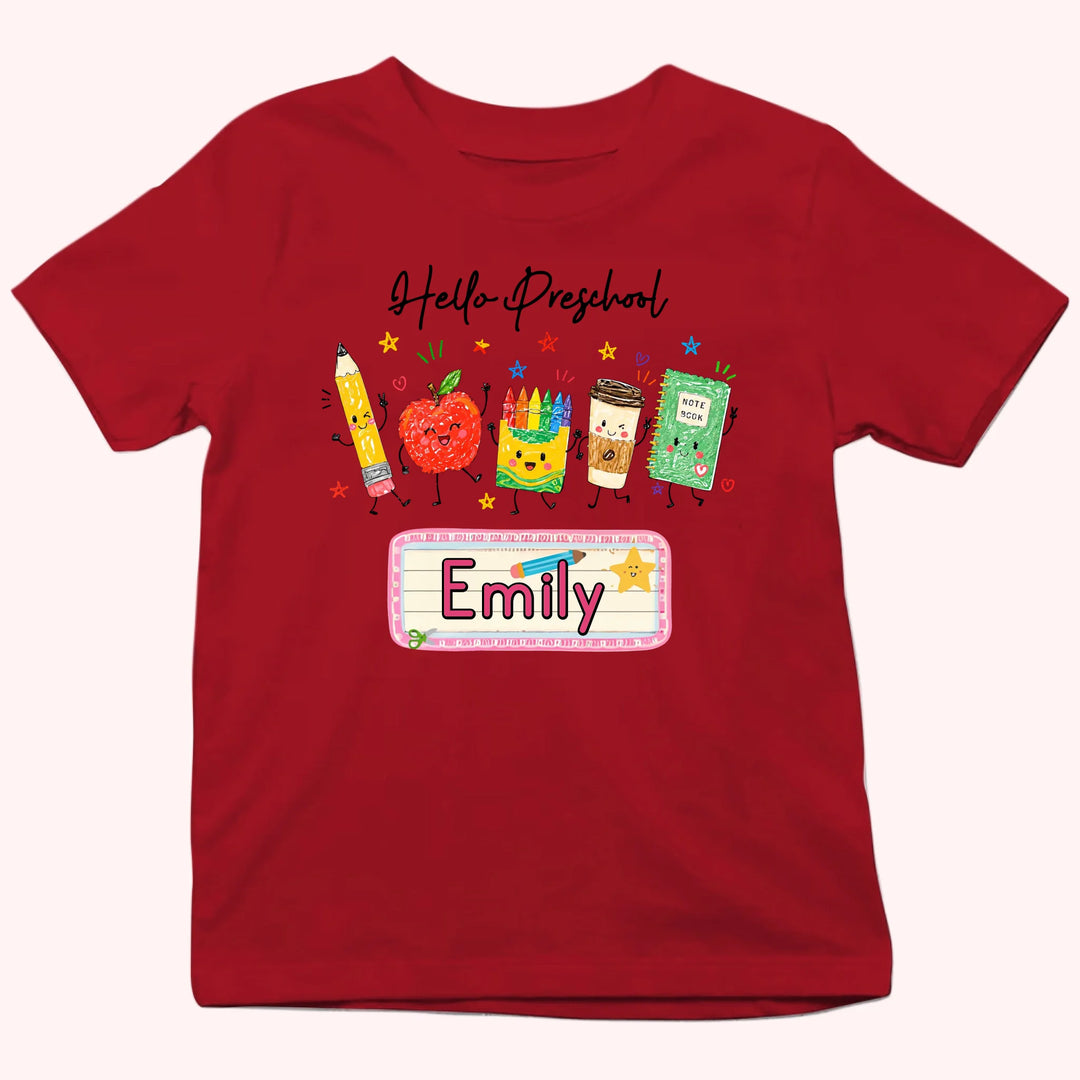 Custom Grade Shirt - Personalized Shirt for Kid - Back to School Gift