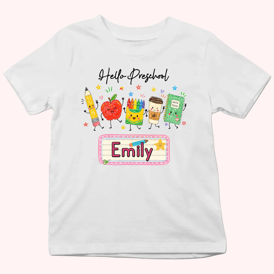 Custom Grade Shirt - Personalized Shirt for Kid - Back to School Gift