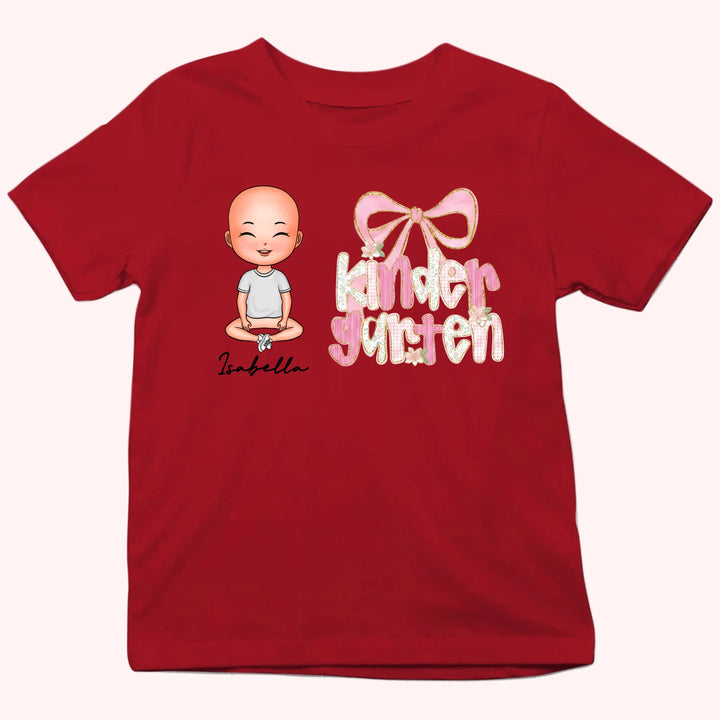 Kindergarten Custom Shirt - Personalized Kid Shirt - Gift for Back to School
