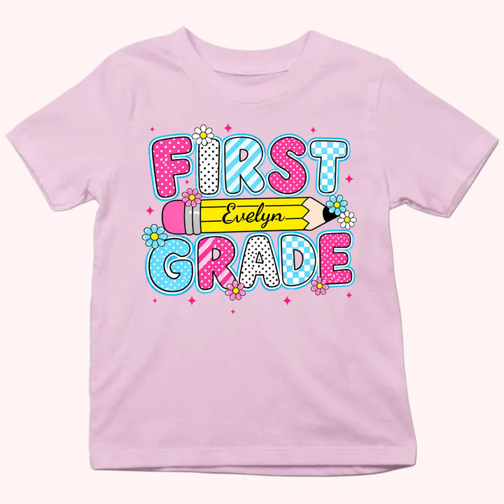 Personalized Youth Shirts-Pencil kid Shirt-Gift for Back to School