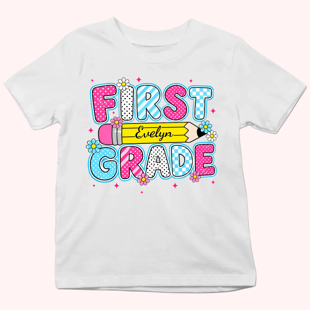 Personalized Youth Shirts-Pencil kid Shirt-Gift for Back to School