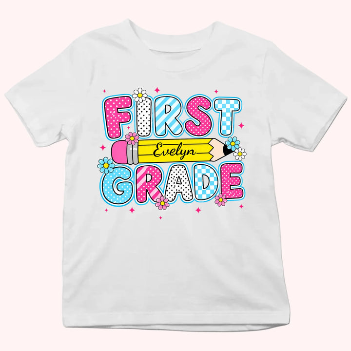 Personalized Youth Shirts-Pencil kid Shirt-Gift for Back to School