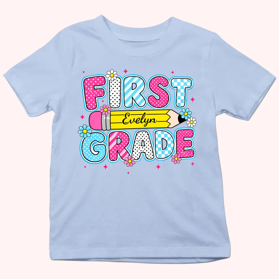 Personalized Youth Shirts-Pencil kid Shirt-Gift for Back to School