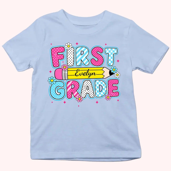 Personalized Youth Shirts-Pencil kid Shirt-Gift for Back to School
