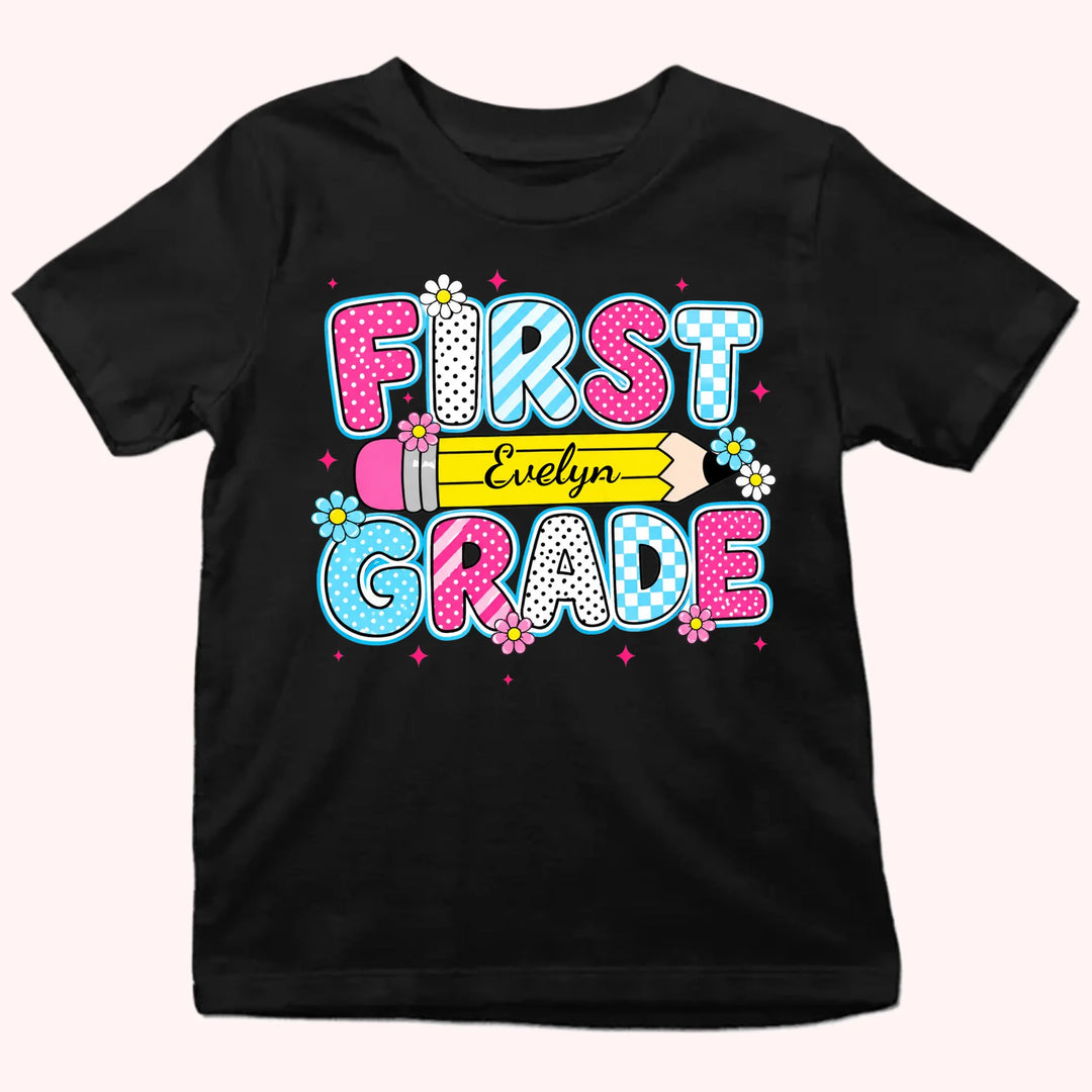 Personalized Youth Shirts-Pencil kid Shirt-Gift for Back to School
