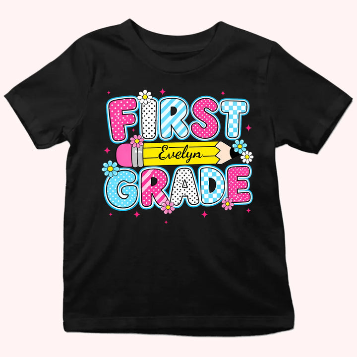 Personalized Youth Shirts-Pencil kid Shirt-Gift for Back to School