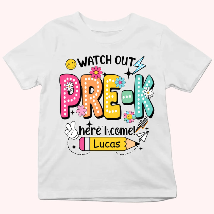 Personalized Youth Shirts - Vintage Back to School Outfit - Gift for Back to School
