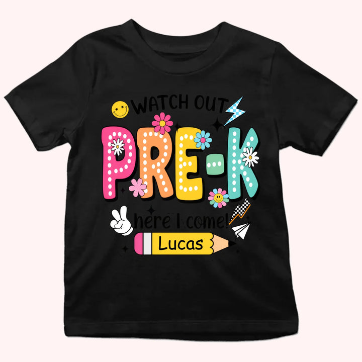 Personalized Youth Shirts - Vintage Back to School Outfit - Gift for Back to School