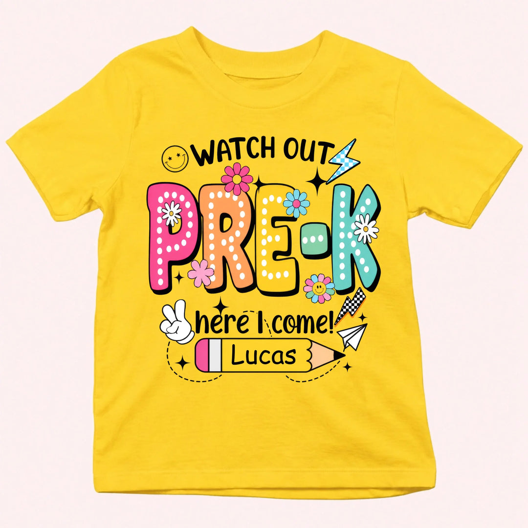 Personalized Youth Shirts - Vintage Back to School Outfit - Gift for Back to School