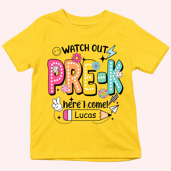 Personalized Youth Shirts - Vintage Back to School Outfit - Gift for Back to School