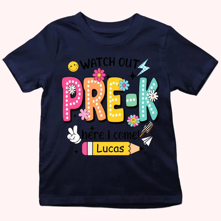Personalized Youth Shirts - Vintage Back to School Outfit - Gift for Back to School