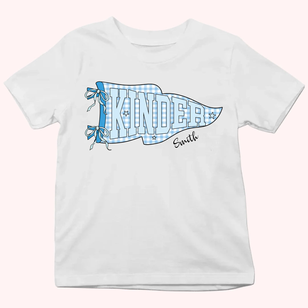 Personalized Youth Shirts - Pennant Shirt - Gift for Back To School
