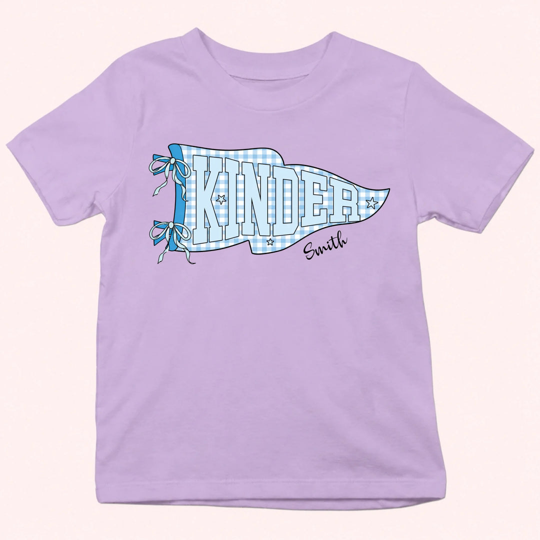 Personalized Youth Shirts - Pennant Shirt - Gift for Back To School