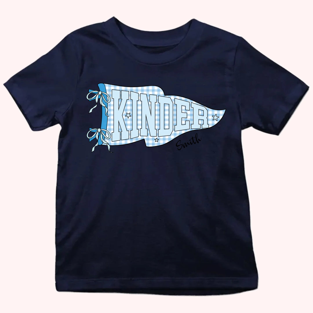 Personalized Youth Shirts - Pennant Shirt - Gift for Back To School