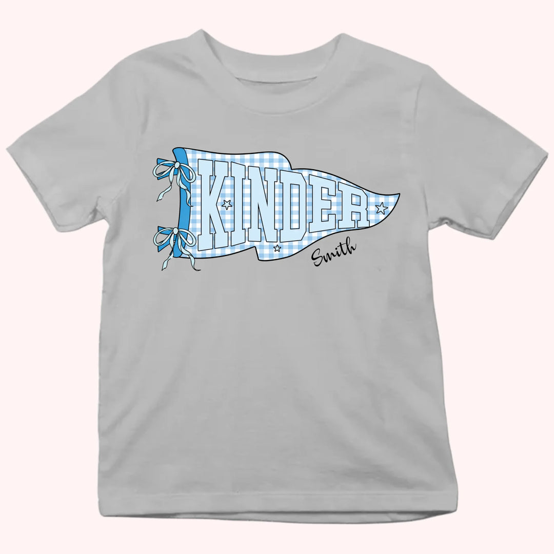 Personalized Youth Shirts - Pennant Shirt - Gift for Back To School