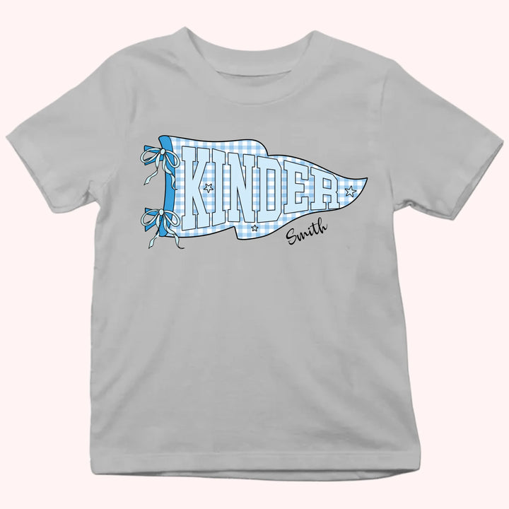 Personalized Youth Shirts - Pennant Shirt - Gift for Back To School
