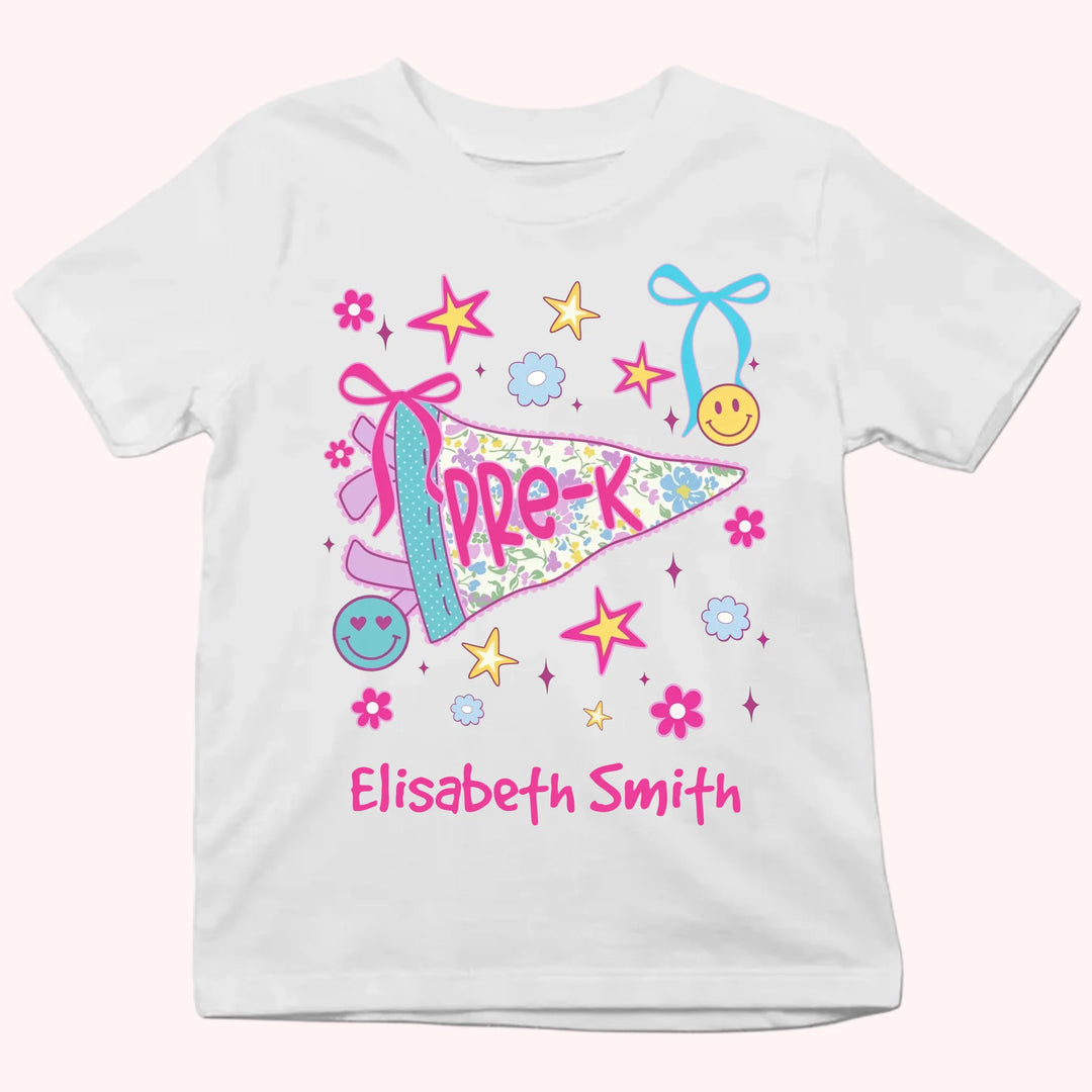 Kids Back to School Custom Name Shirt - Personalized Youth T-shirt - Back To School Gift For Kids