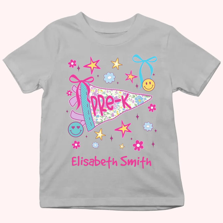 Kids Back to School Custom Name Shirt - Personalized Youth T-shirt - Back To School Gift For Kids