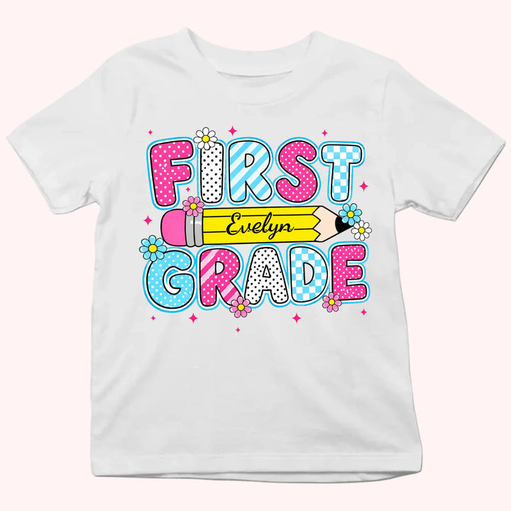 Personalized Youth Shirts-Pencil kid Shirt-Gift for Back to School
