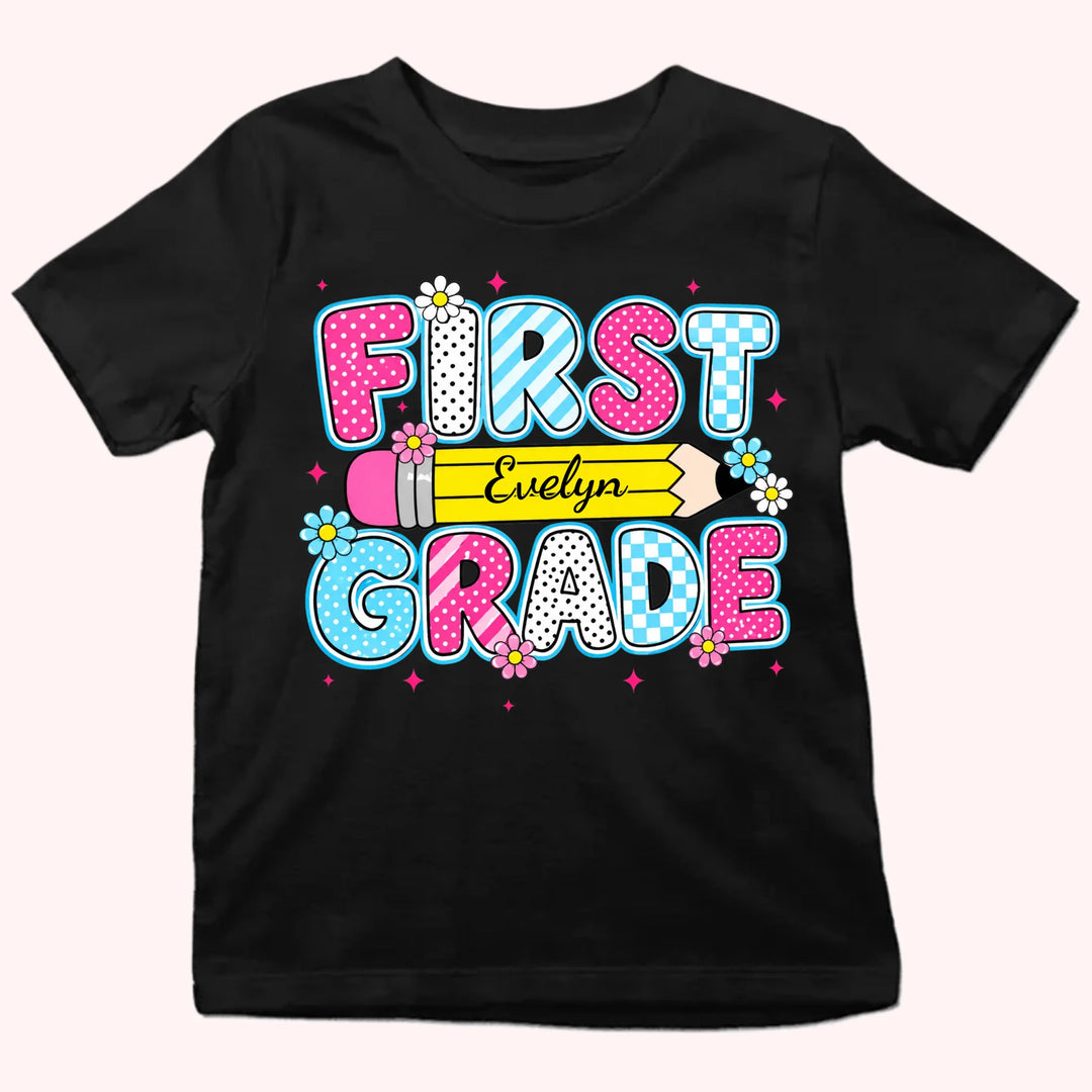 Personalized Youth Shirts-Pencil kid Shirt-Gift for Back to School