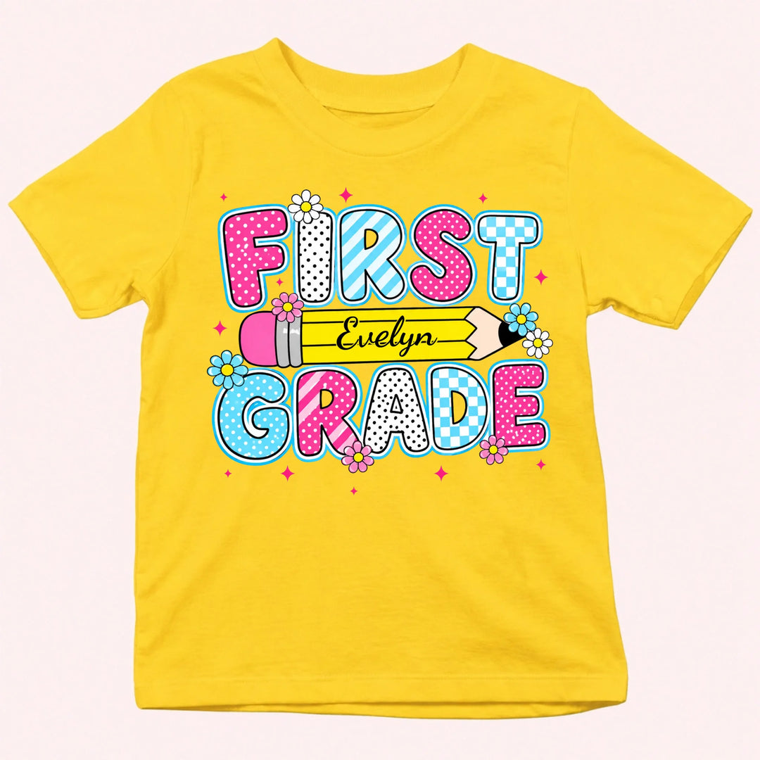 Personalized Youth Shirts-Pencil kid Shirt-Gift for Back to School
