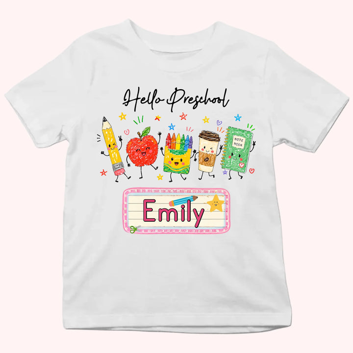 Custom Grade Shirt - Personalized Shirt for Kid - Back to School Gift