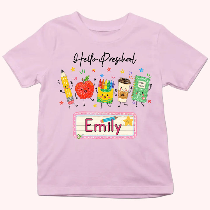 Custom Grade Shirt - Personalized Shirt for Kid - Back to School Gift