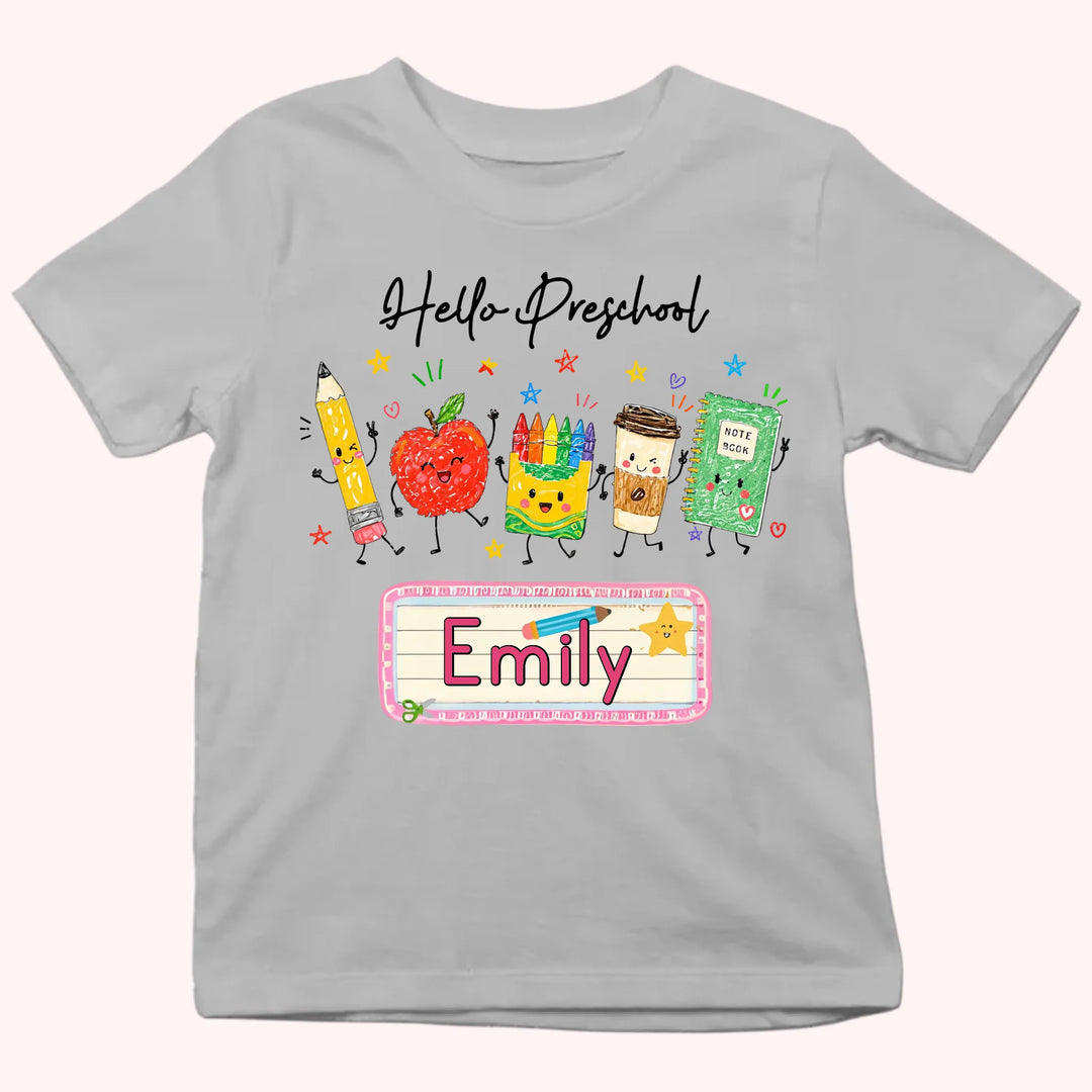 Custom Grade Shirt - Personalized Shirt for Kid - Back to School Gift