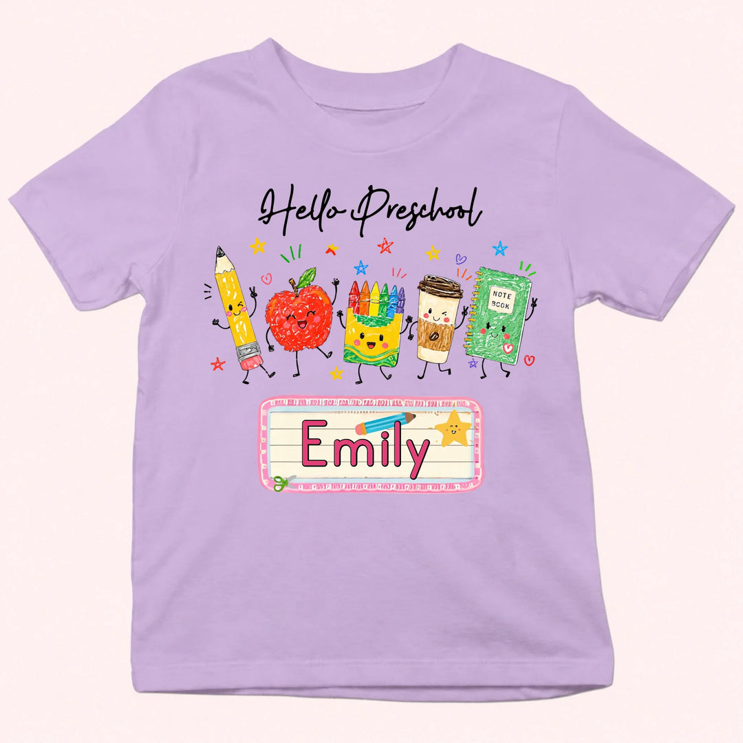 Custom Grade Shirt - Personalized Shirt for Kid - Back to School Gift