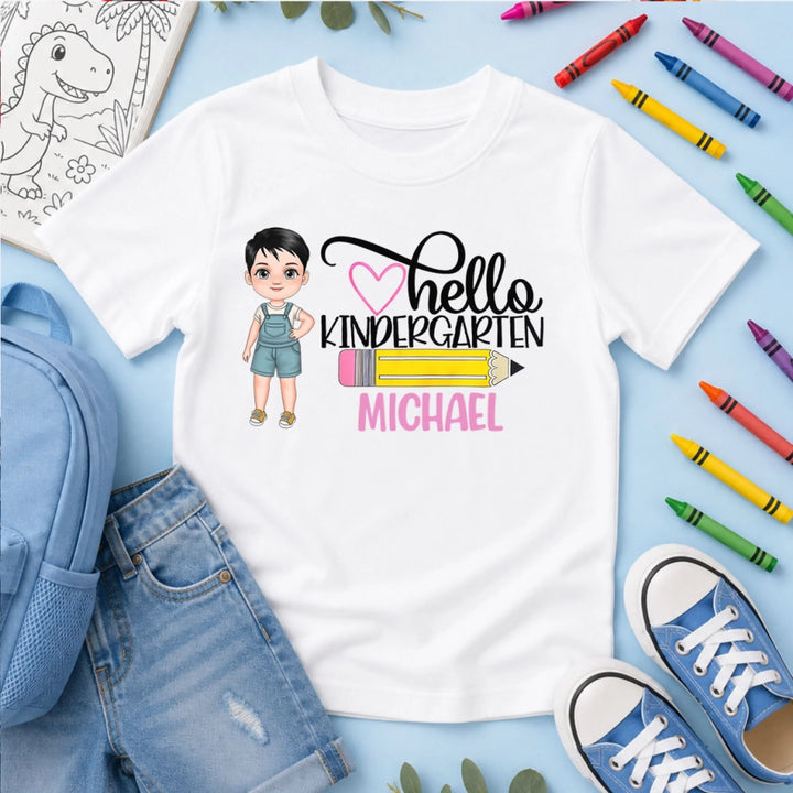 Tung_20260630_2D Kid Tshirt_Hello Kindergarten_ARND155 4