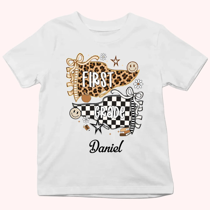 Hello Kindergarten - Personalized Shirt - Back to School Gift For Kids copy