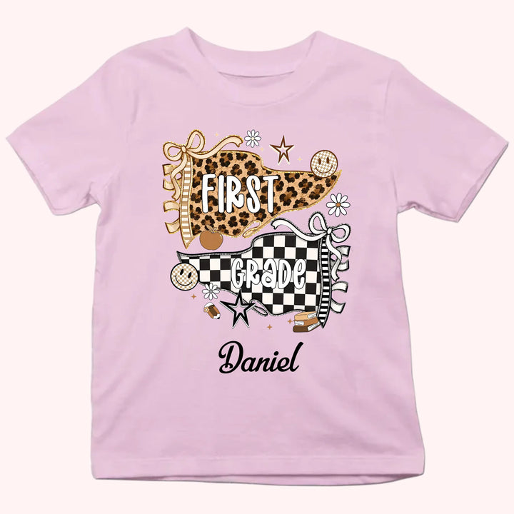Hello Kindergarten - Personalized Shirt - Back to School Gift For Kids copy