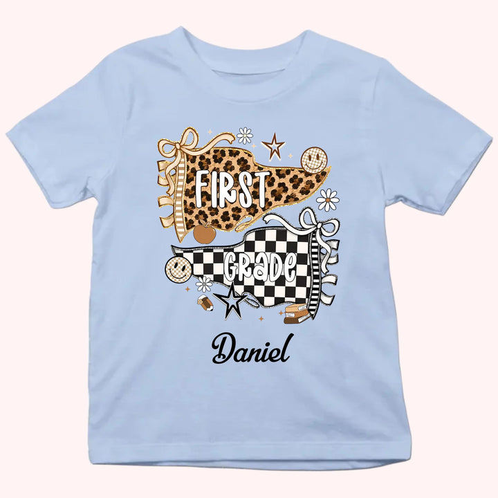 Hello Kindergarten - Personalized Shirt - Back to School Gift For Kids copy