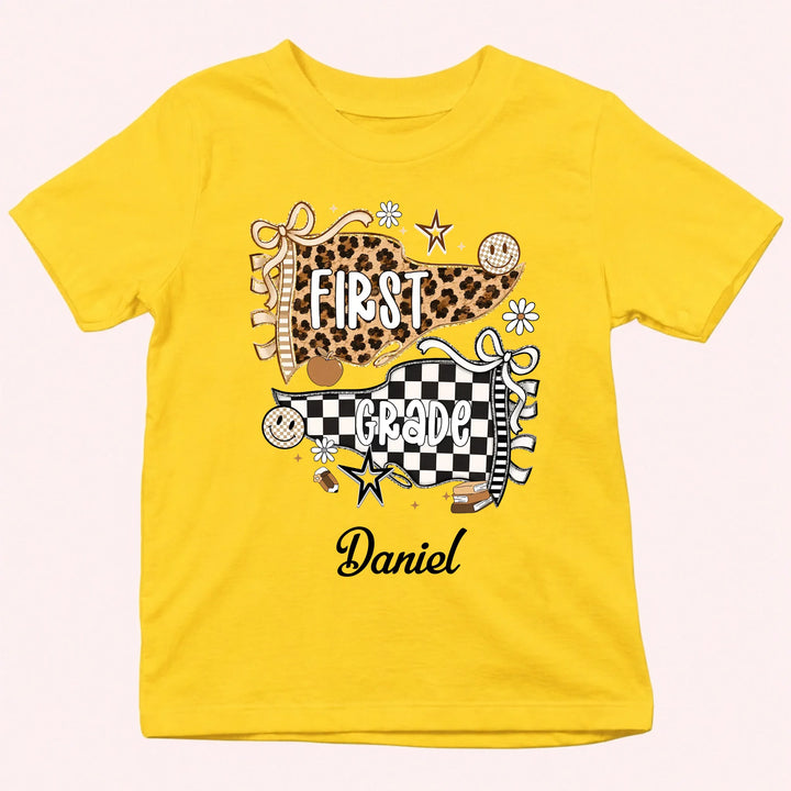 Hello Kindergarten - Personalized Shirt - Back to School Gift For Kids copy