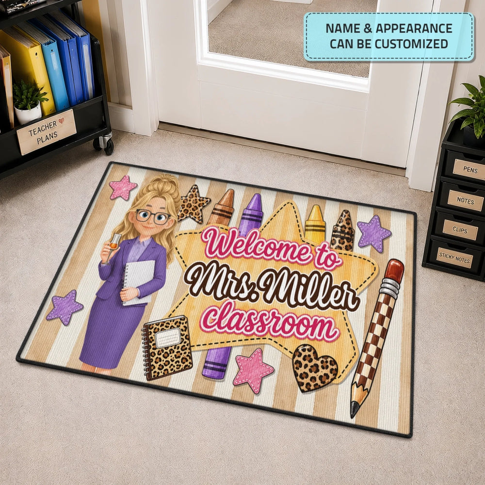 Mockup 2__HaiAnh_20260708_DOORMAT_Leopard Colored Pens Teacher_ARND154_ADSG010