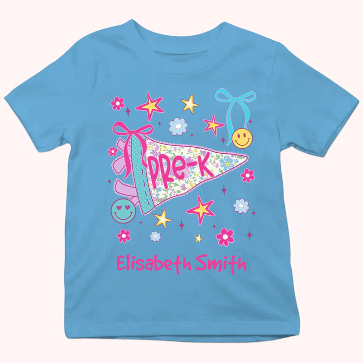 Kids Back to School Custom Name Shirt - Personalized Youth T-shirt - Back To School Gift For Kids