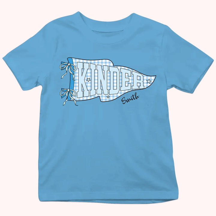 Personalized Youth Shirts - Pennant Shirt - Gift for Back To School