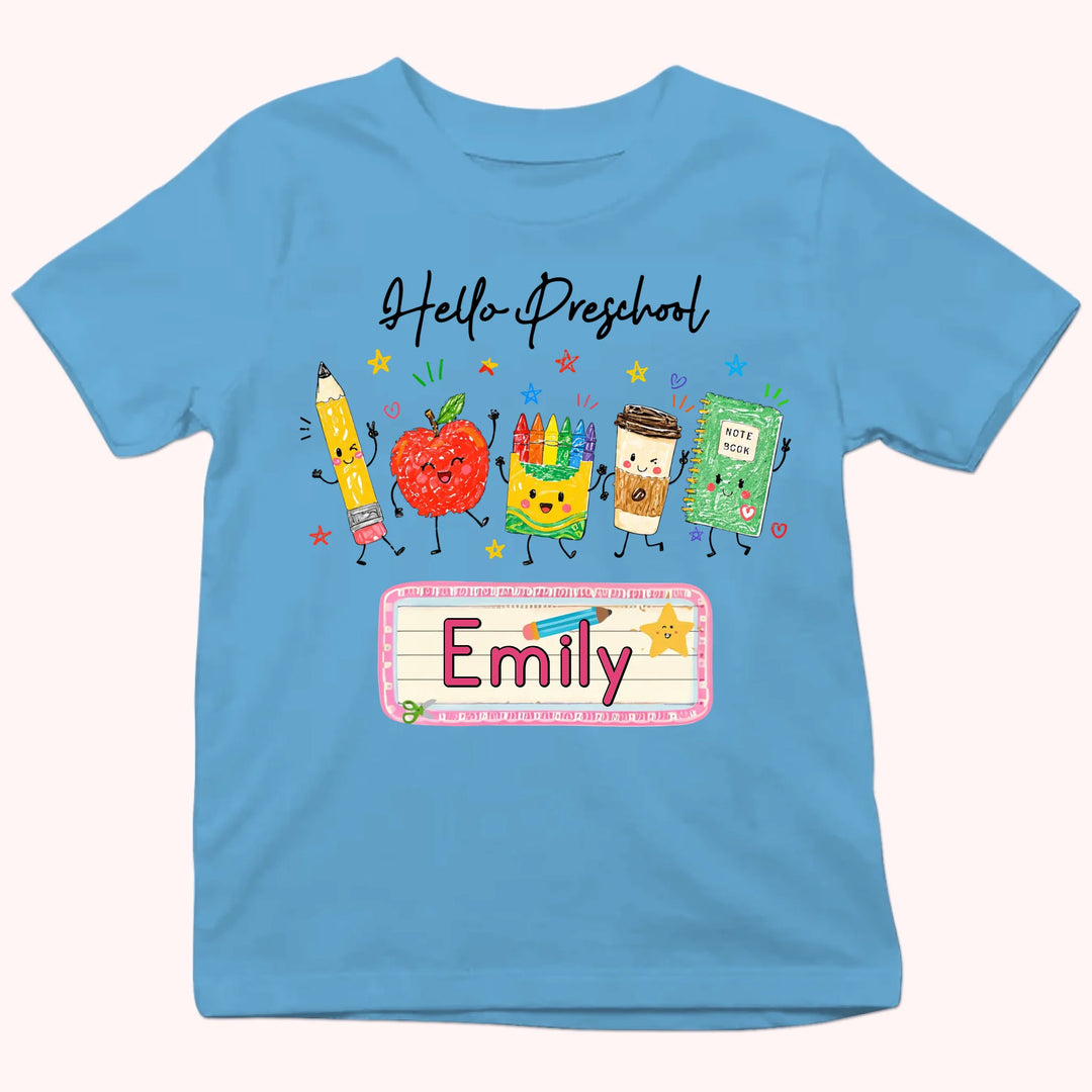 Custom Grade Shirt - Personalized Shirt for Kid - Back to School Gift