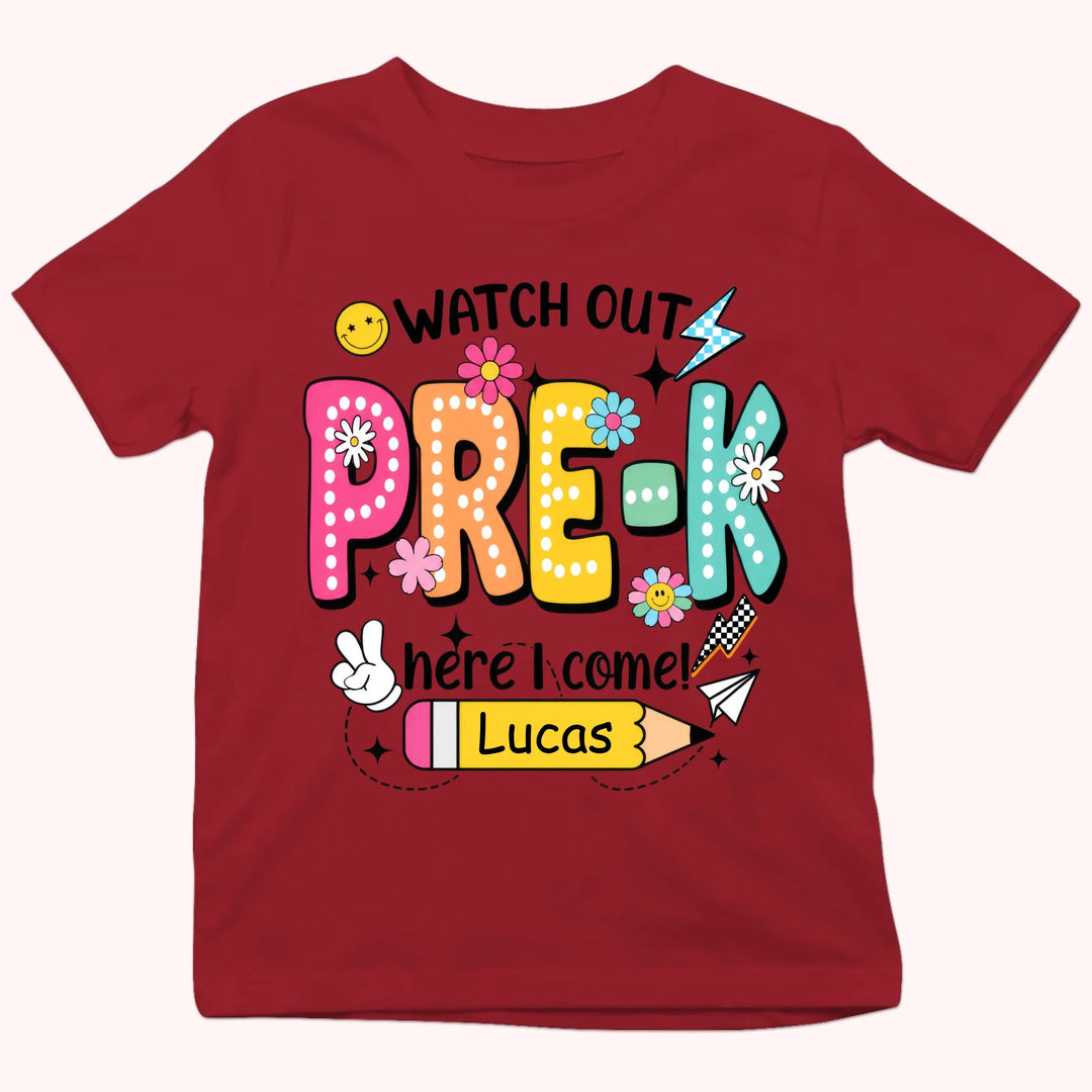 Personalized Youth Shirts - Vintage Back to School Outfit - Gift for Back to School