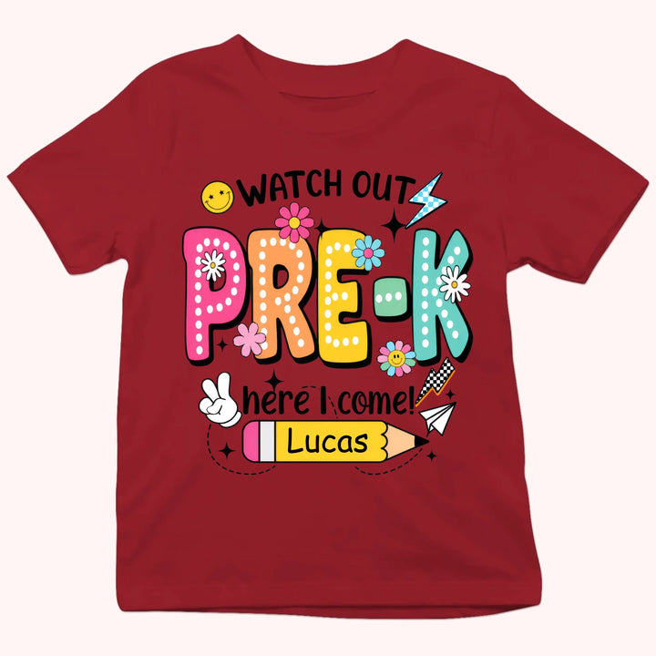 Personalized Youth Shirts - Vintage Back to School Outfit - Gift for Back to School