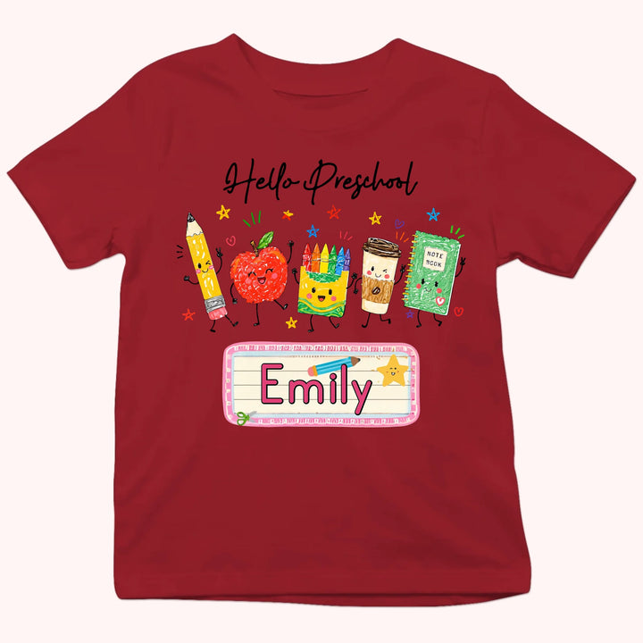 Custom Grade Shirt - Personalized Shirt for Kid - Back to School Gift
