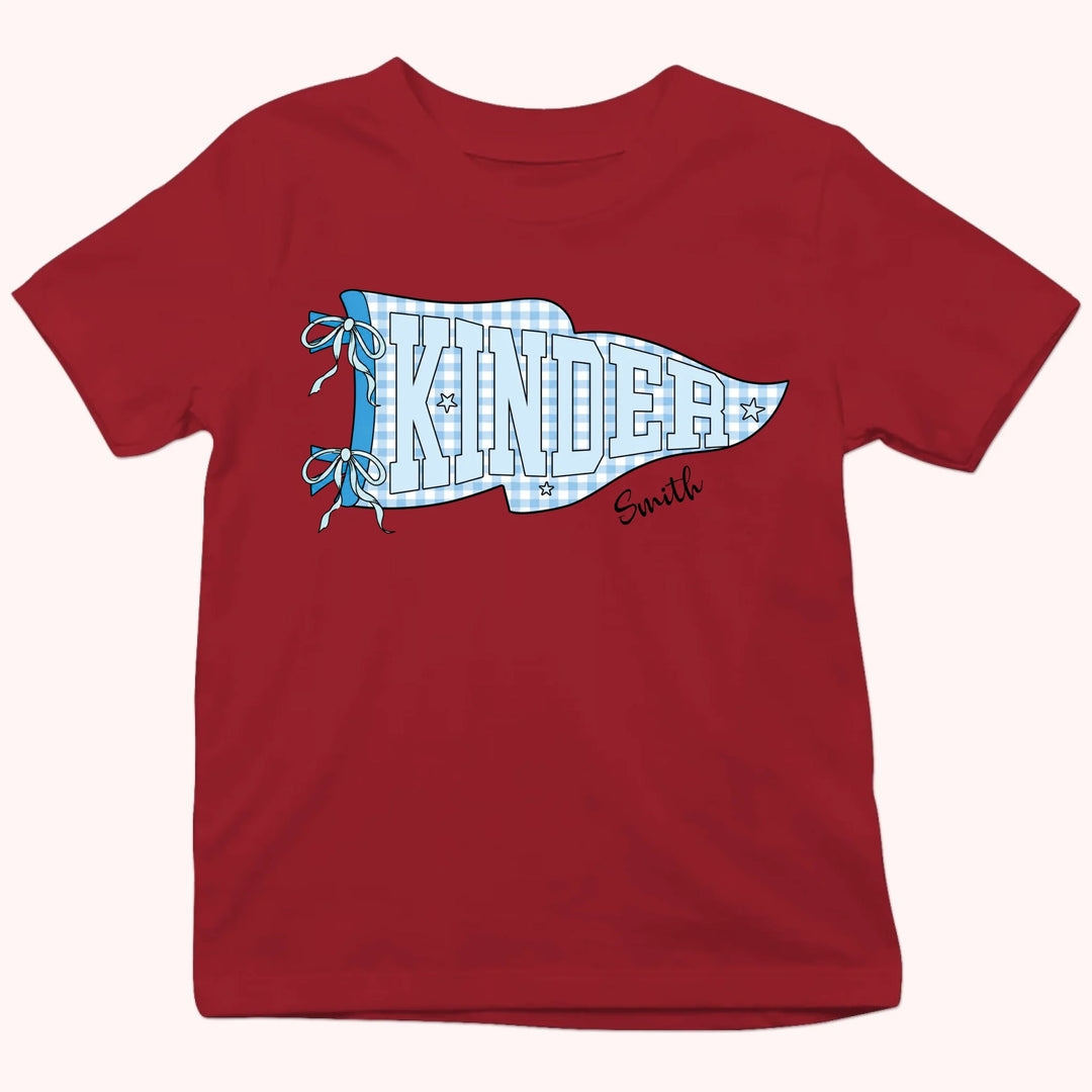 Personalized Youth Shirts - Pennant Shirt - Gift for Back To School