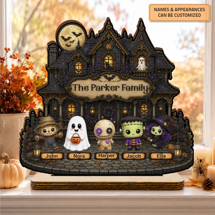 MOCKUP 5_20260715_Wooden Plaque_Halloween_The Parker Family_ARND157_ADSG055